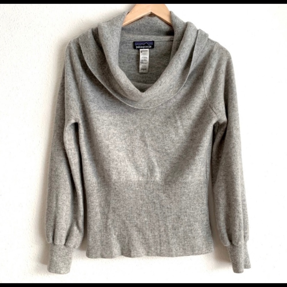 Patagonia cowl neck sweater